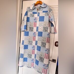 Vintage Quilted House Coat